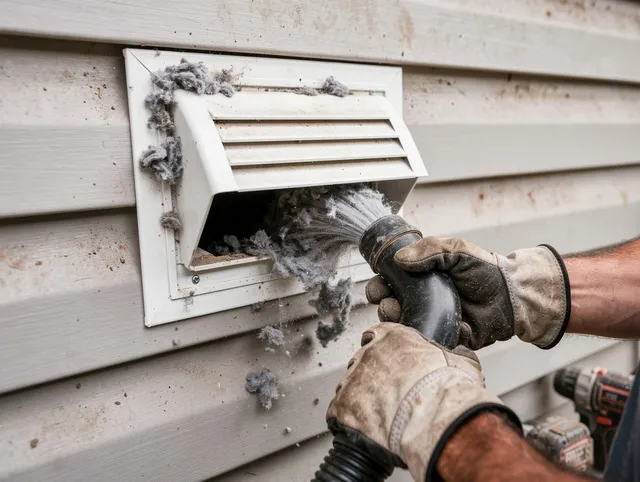 Professional dryer vent cleaning by Kannapolis Dryer Vent Cleaning in Kannapolis