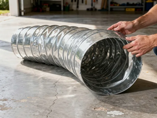 Kannapolis Dryer Vent Cleaning specialist using advanced equipment for thorough duct cleaning in Kannapolis