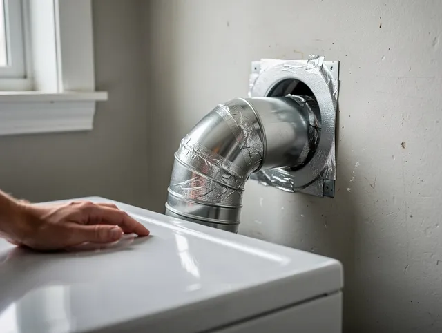 Kannapolis Dryer Vent Cleaning expert performing professional dryer vent repair and installation in Kannapolis