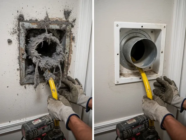 Expert gas dryer vent cleaning by Kannapolis Dryer Vent Cleaning in Kannapolis