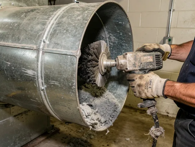 Industrial-grade dryer vent cleaning by Kannapolis Dryer Vent Cleaning in Kannapolis